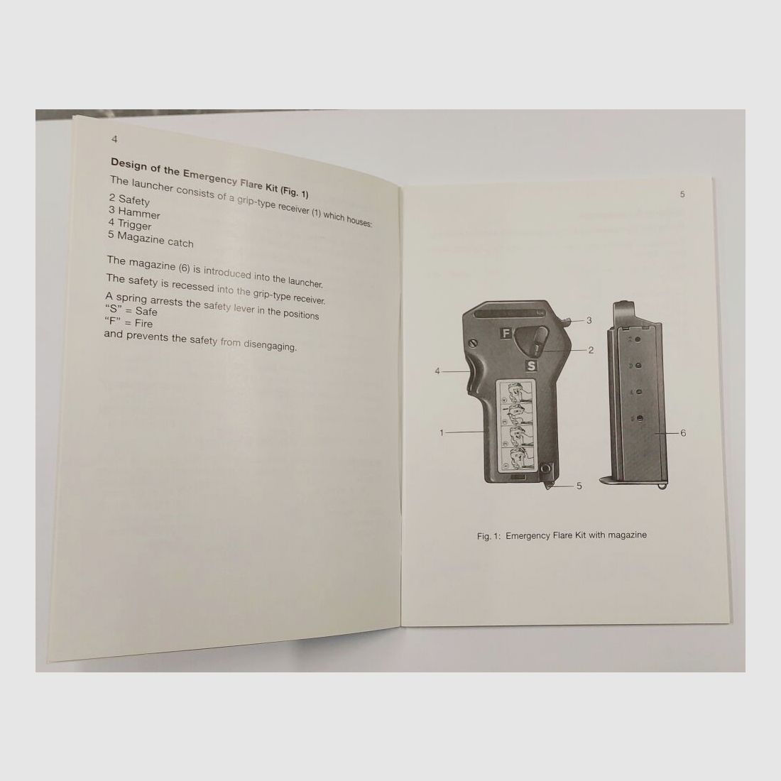 Heckler & Koch Bedienungsanleitung Heckler & Koch HK FHK19 Notsignalgerät Emergency Flare Kit for 19mm signal cartr
