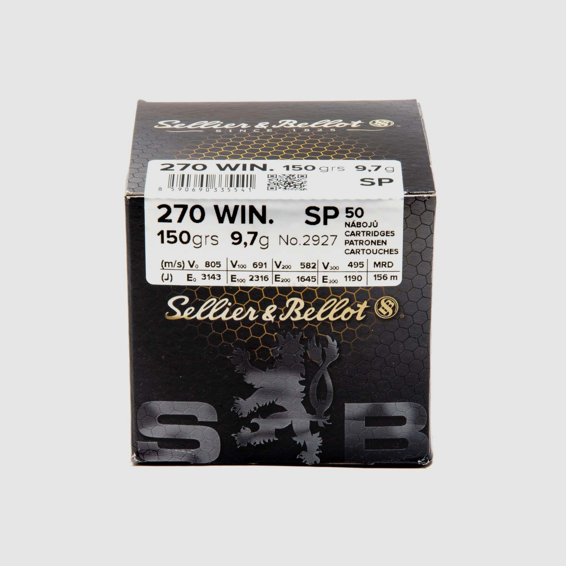 Cartouches de fusil Sellier & Bellot 270 Win. SP