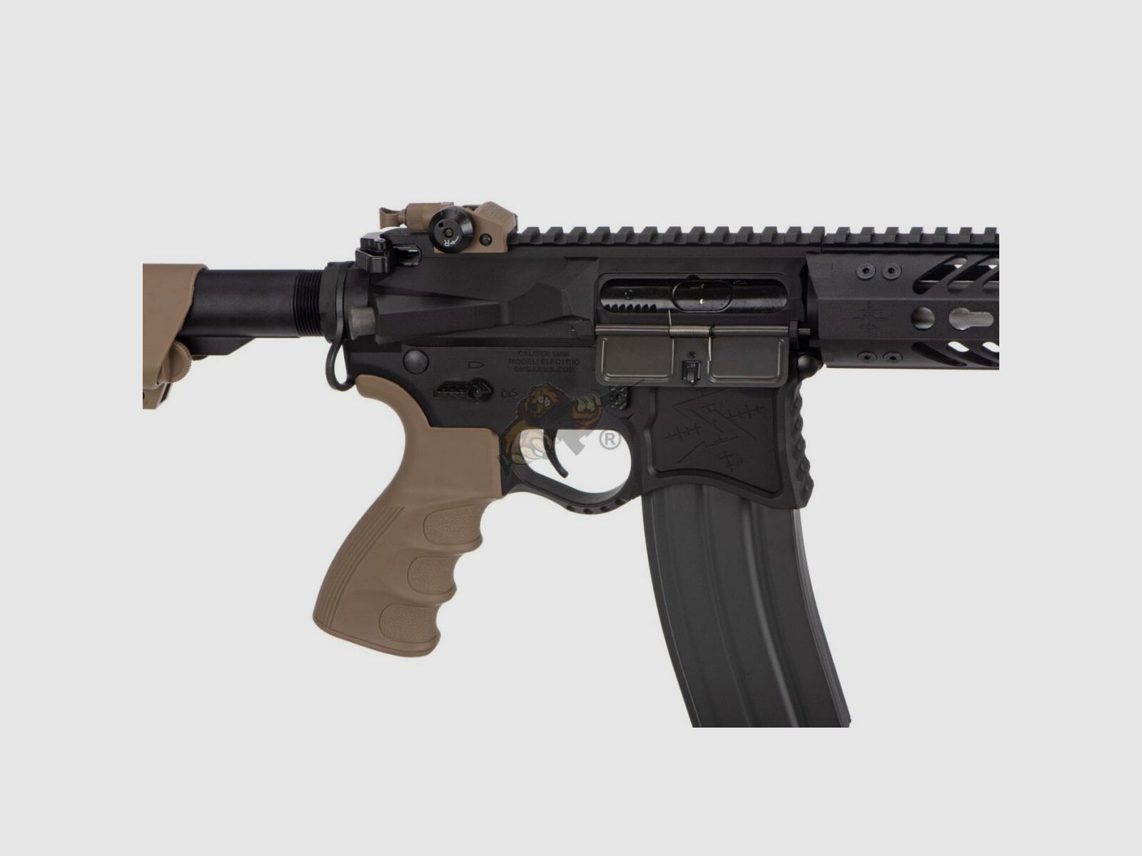 G&G Seekins Precision AR15 SBR8 Dual Tone Schwarz/Desert Airsoft S-AEG frei ab 18