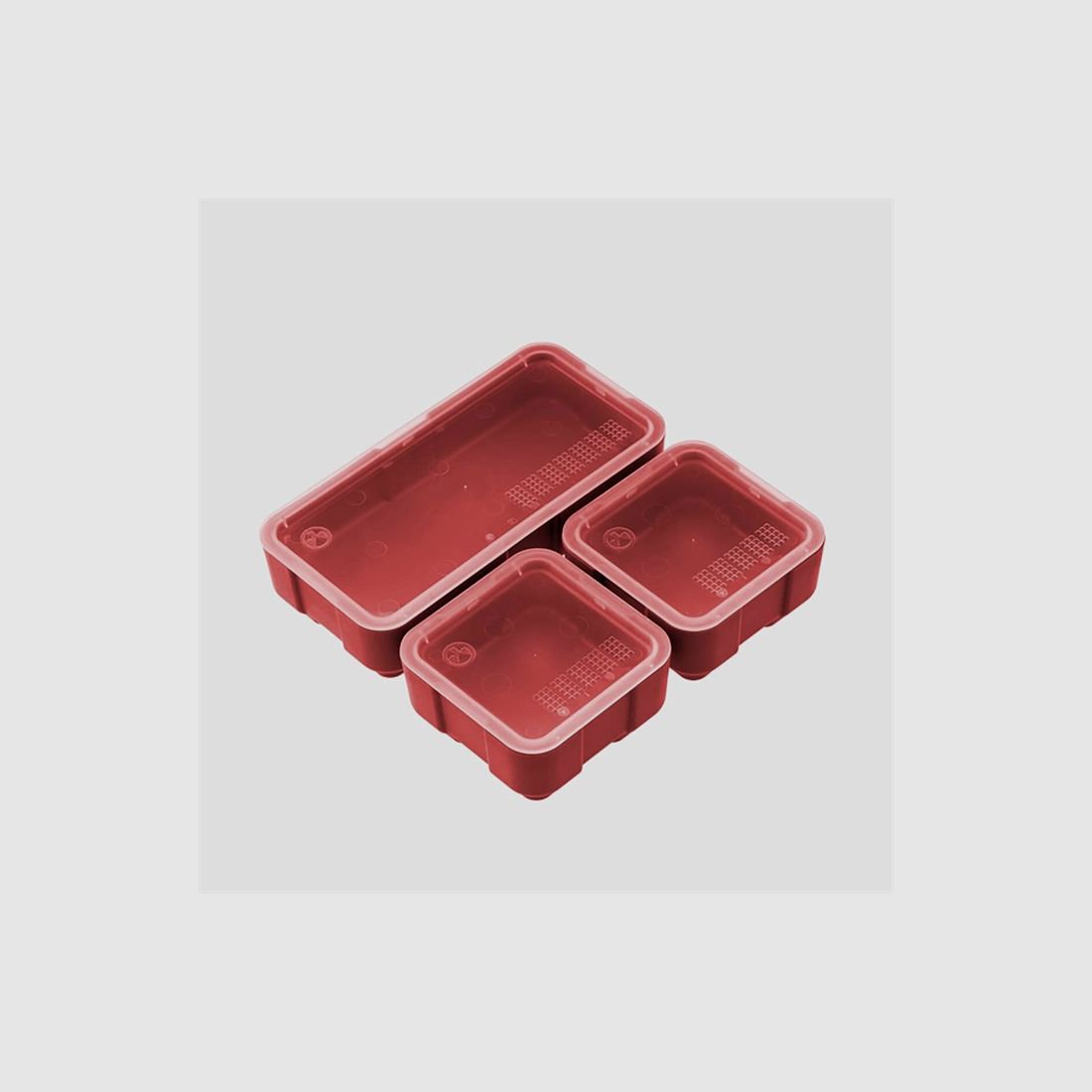 MAGPUL DAKA BINS 3-PACK - UNO 2X4 E DUE 2X2 ROSSO, immagine 1 di 5