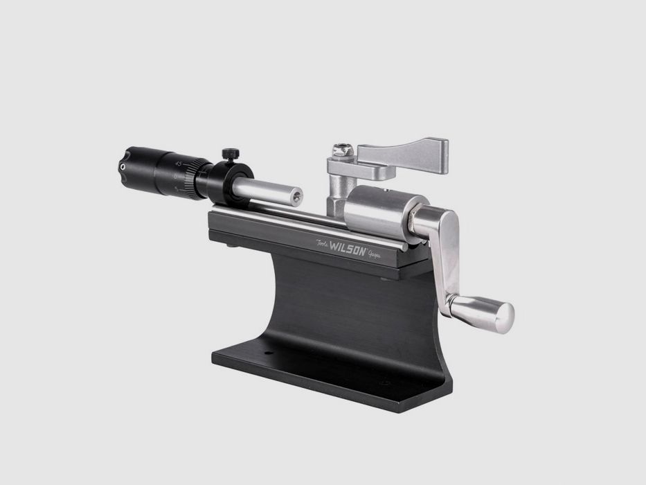 L.E. Wilson Trimmer per bossoli con vite micrometrica e base