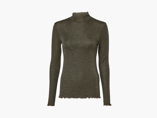 Ritter Haven Long Sleeve Wool Sweater Dark Autumn Green Ladies 36W