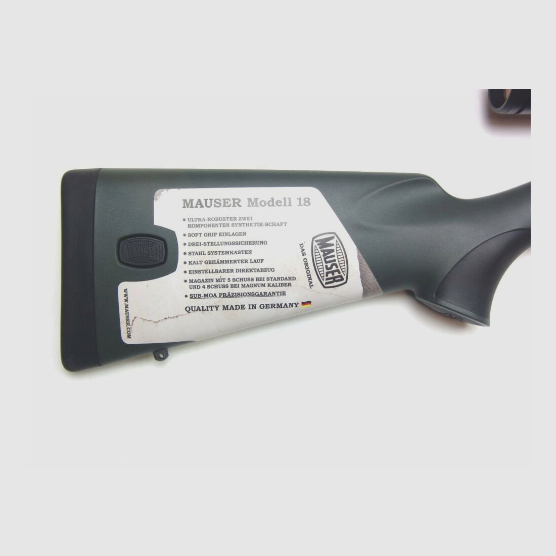 Mauser	 Komplettangebot R.-Büchse Mauser M18 Waldjagd .308 Win. mit ZF ZEISS V4 3-12x56