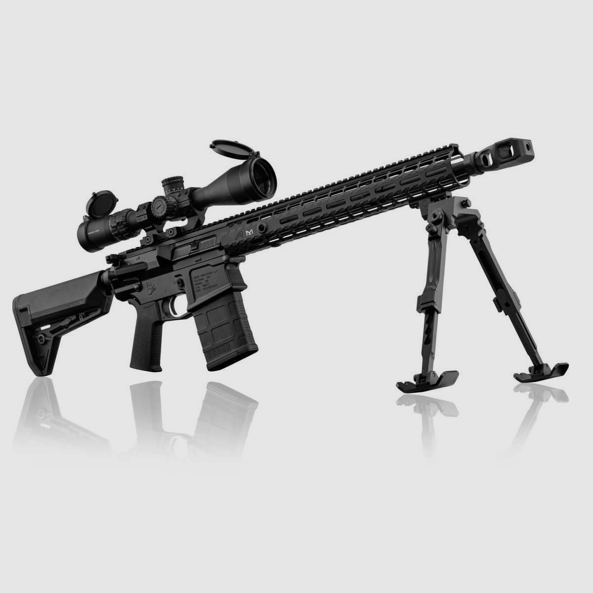 Pack Aero Precision M5E1 16' + frein de bouche Hammerhead + Lunette Primary Arms 3-18x50 mm +Bi-pied lourd Kastelberg + rail M-, image 2 sur 10