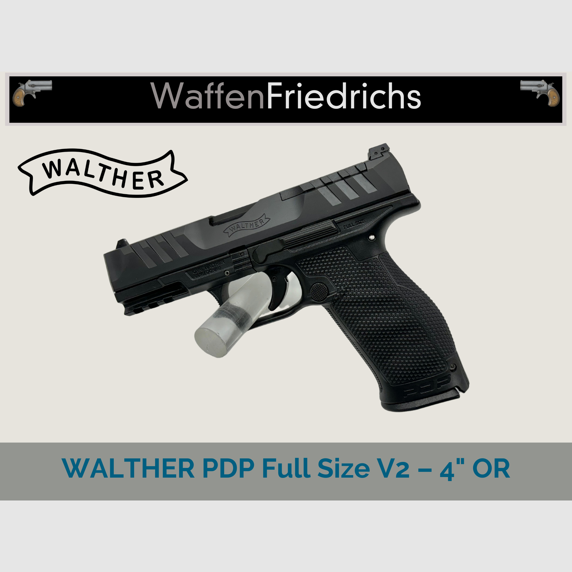 WALTHER PDP Full Size V2 – 4" OR - WaffenFriedrichs