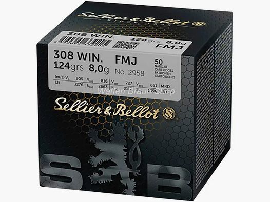 S&B 308 Win 124 grs