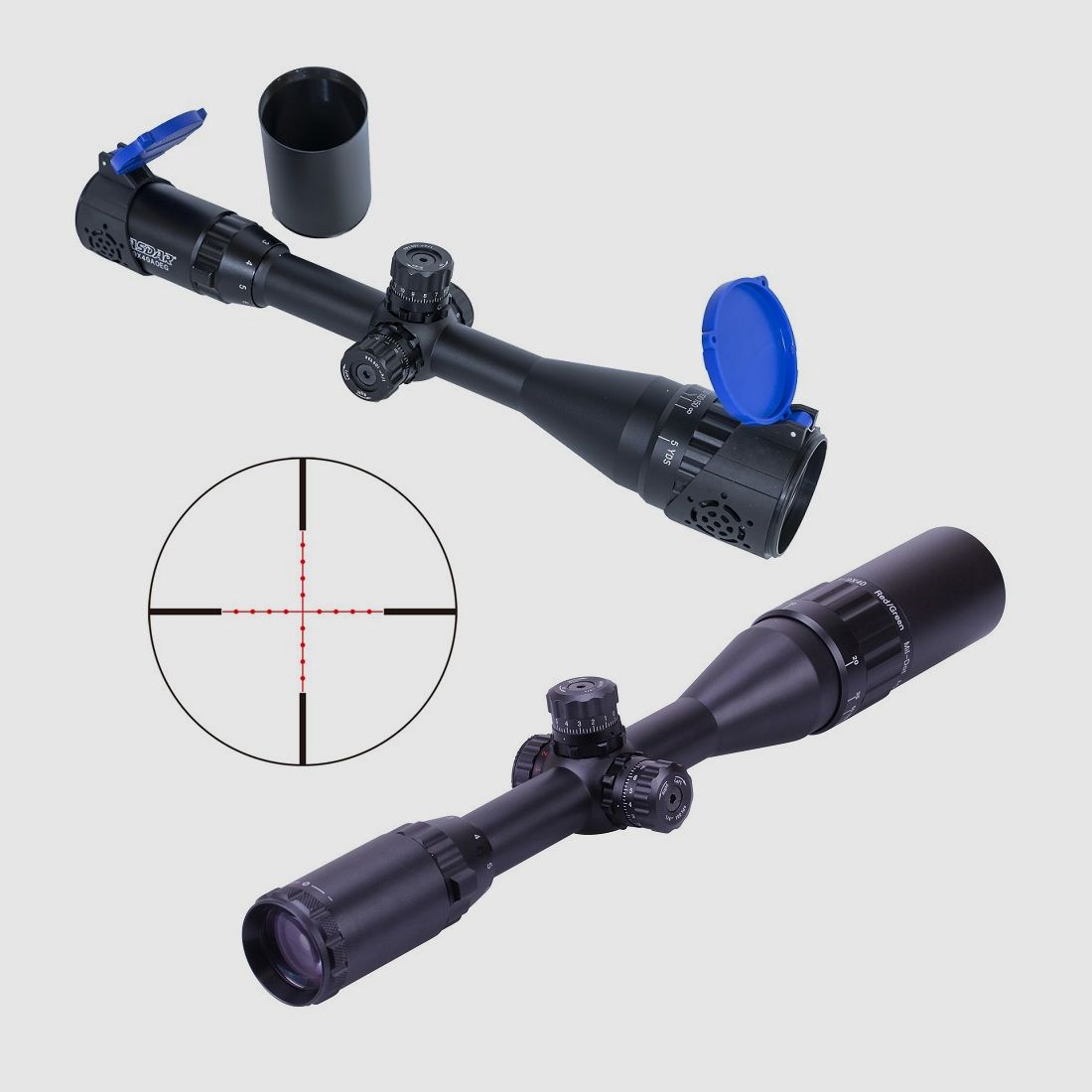 Cannocchiale da puntamento Zasdar 3-9×40 mm, reticolo AO Mildot illuminato
