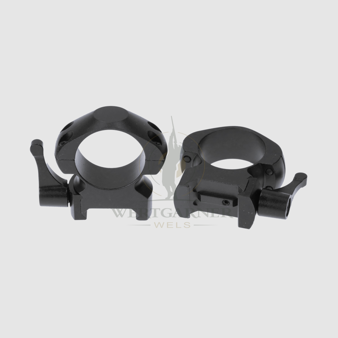 Montagesatz Stahl für Picatinnyschiene 25,4mm Bauhöhe Standard