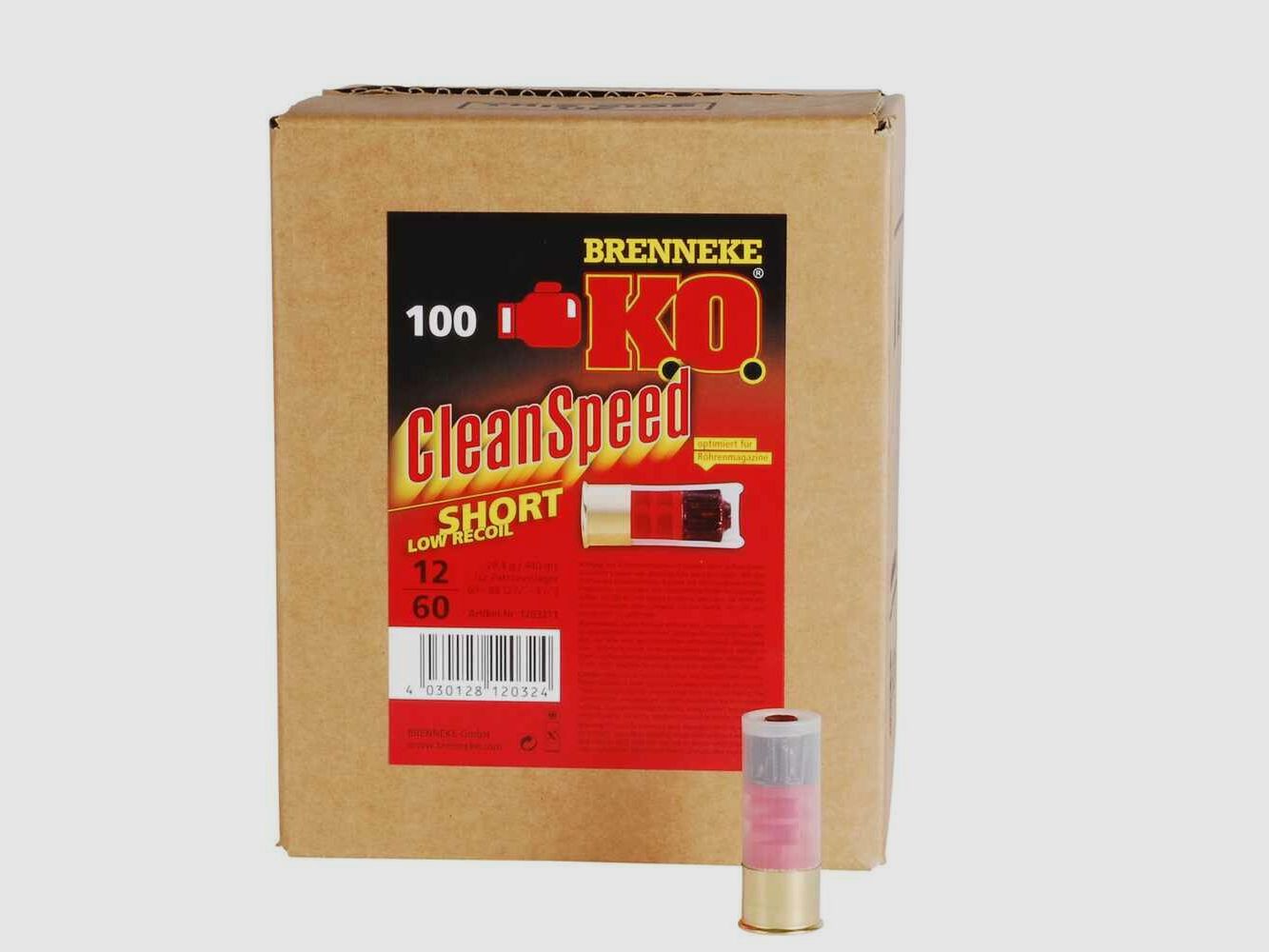 Brenneke Brenneke K.O. CleanSpeed Short para escopeta de repetición