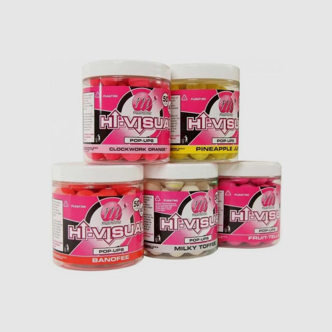 Drijvende Boilies Mainline High Visual Pop Ups, afbeelding 1 van 2