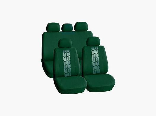 Set copri sedili universali verdi