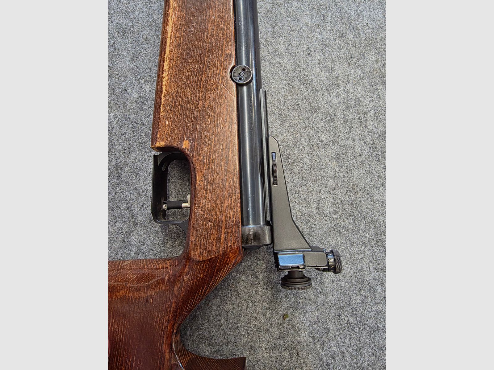 Match air rifle side cocking Diana Mod. 75 U T01 very rare in good condition