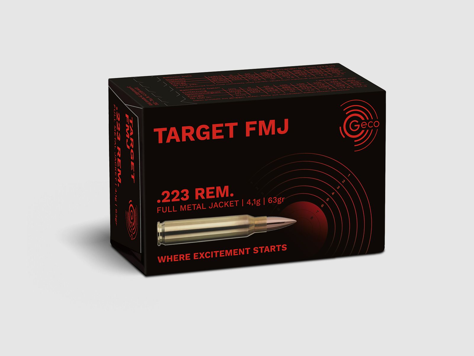 GECO .223Rem. VM TARGET 4,1g