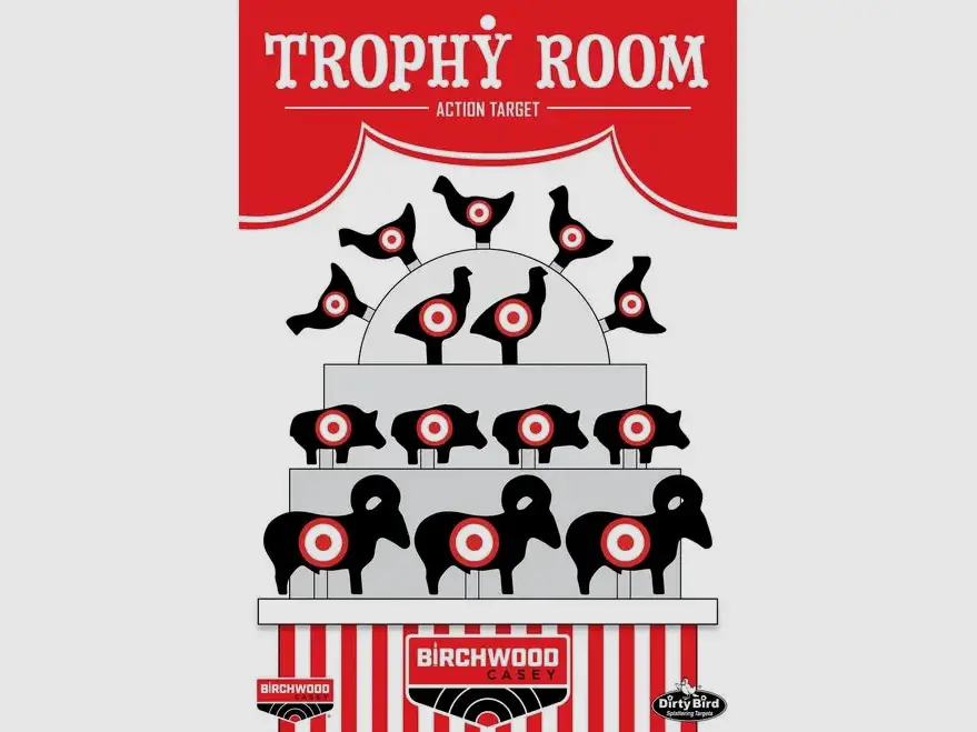 Birchwood Casey DIRTY BIRD Trophy Room 12 x 18 Zoll 6er-Pack BC-35775