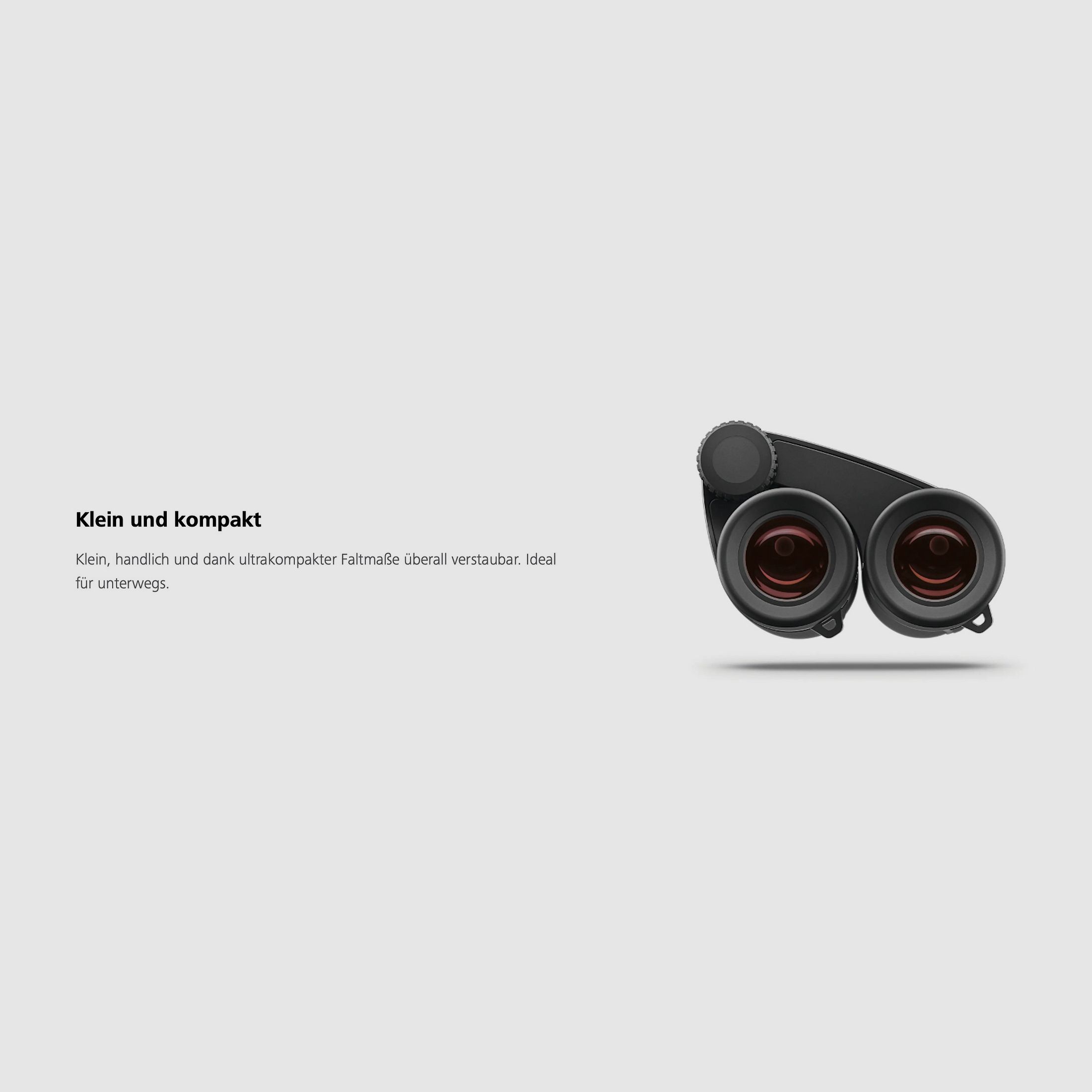 ZEISS Victory Pocket 10x25 Fernglas mit Tragriemen und Tasche