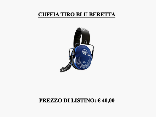 Beretta – Beretta Earmuff Blue