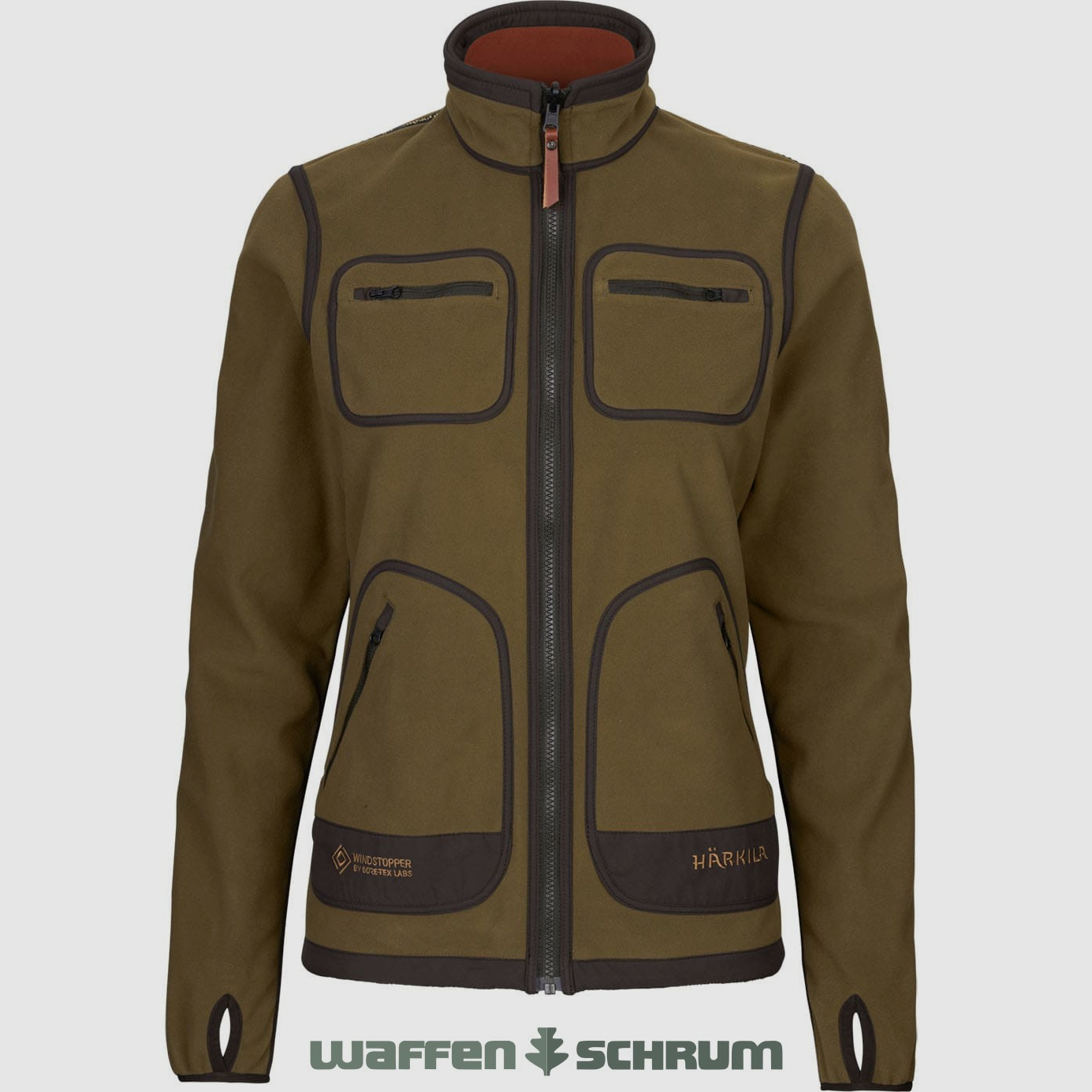 Härkila Wendejacke Kamko  Dark Olive/ Arabian Spice