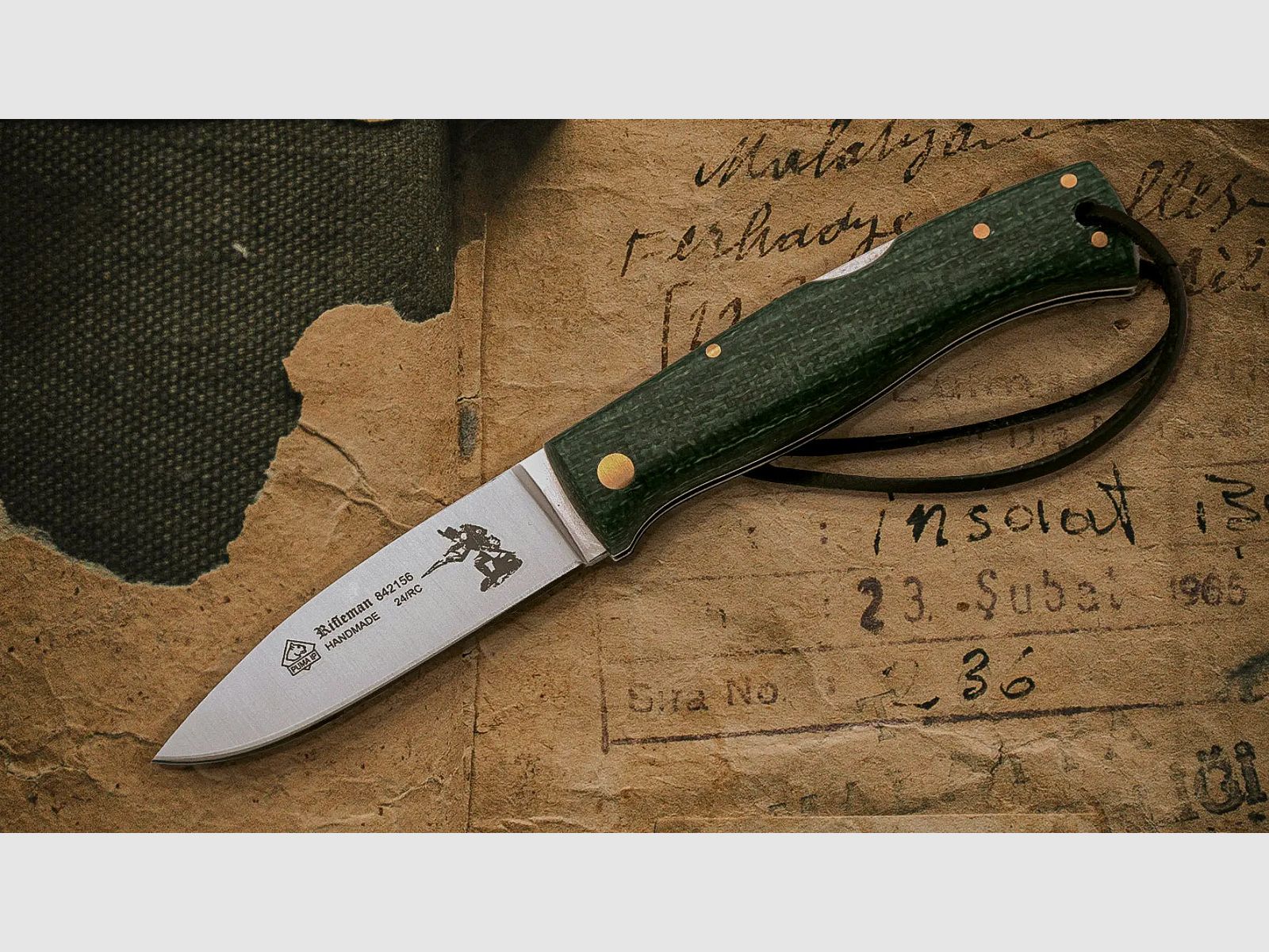 PUMA IP Rifleman, Jute Micarta