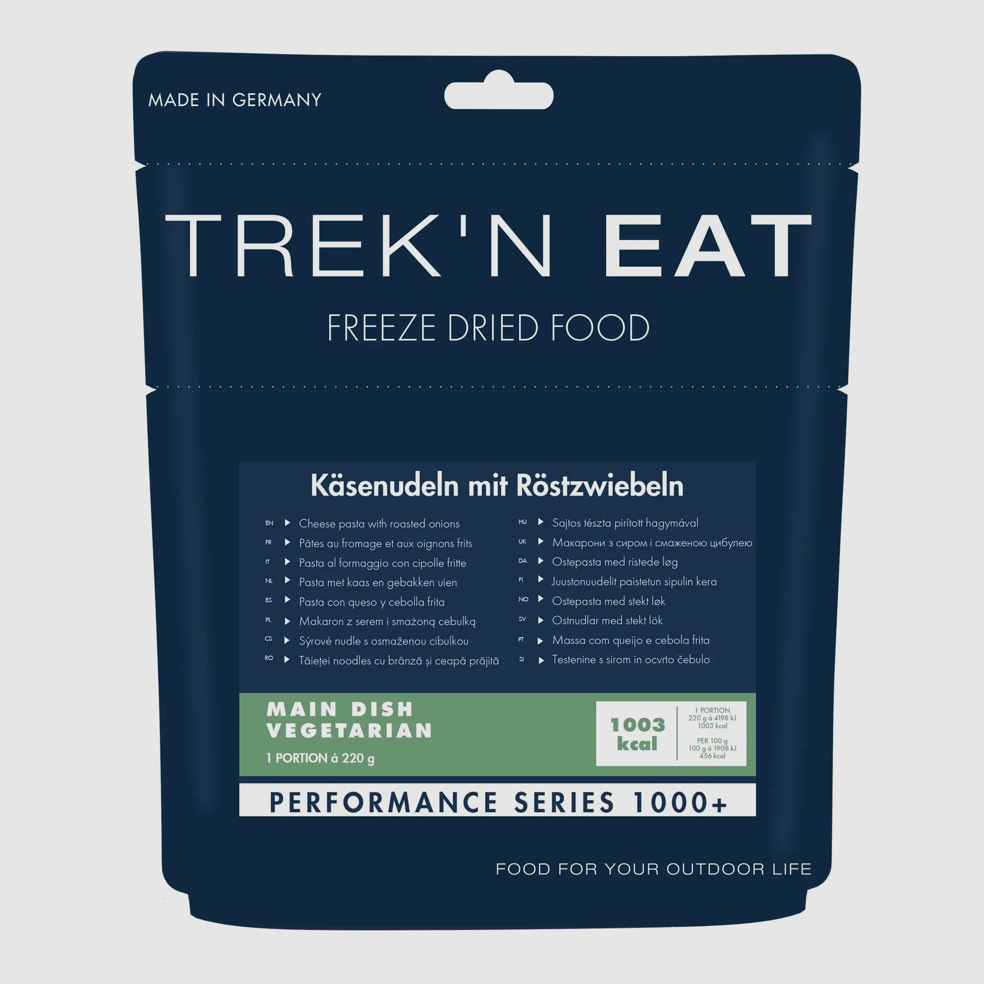 Trek'n Eat Pasta al Formaggio con Cipolle Fritte