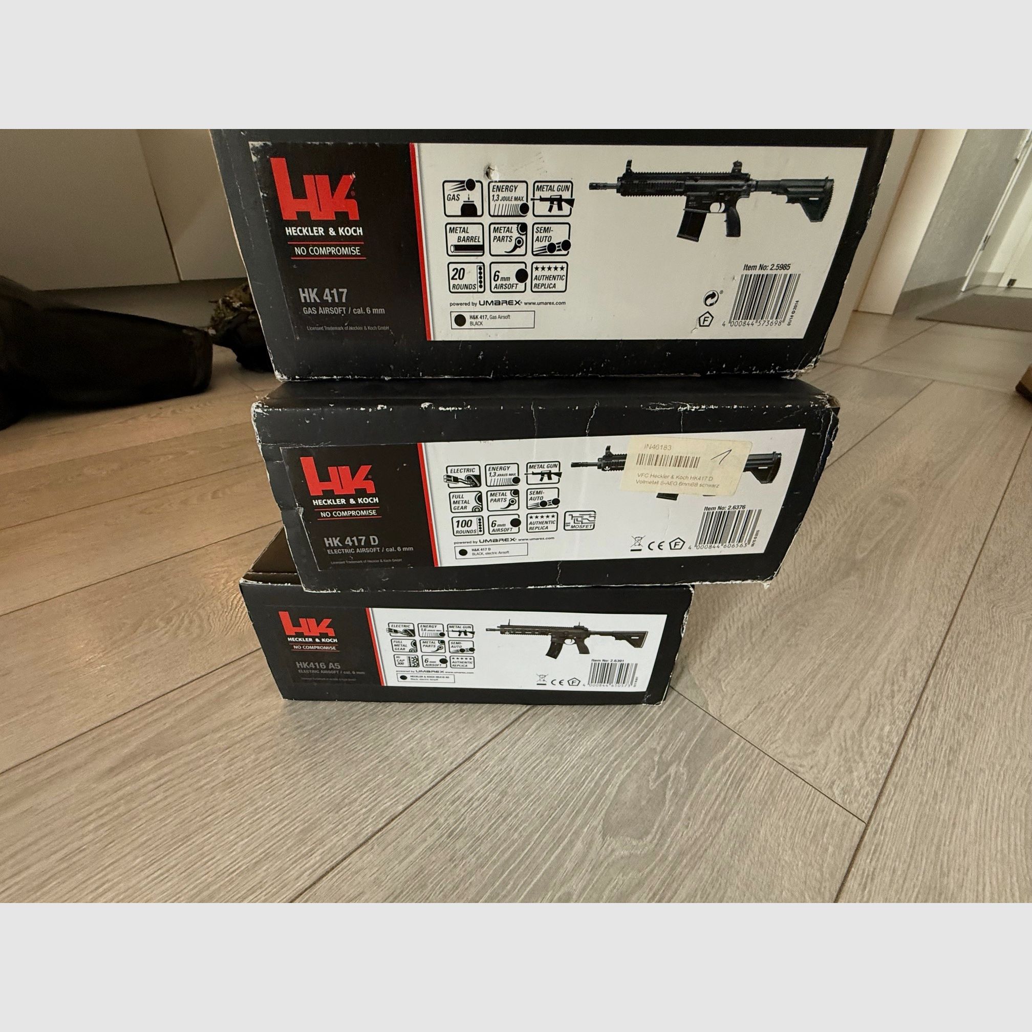 Airsoft Sammlung komplett zu Verkaufen, 6 Gewehre & 5 Pistolen sowie Zubehör ohne Ende        ALLES KOMPLETT NEU