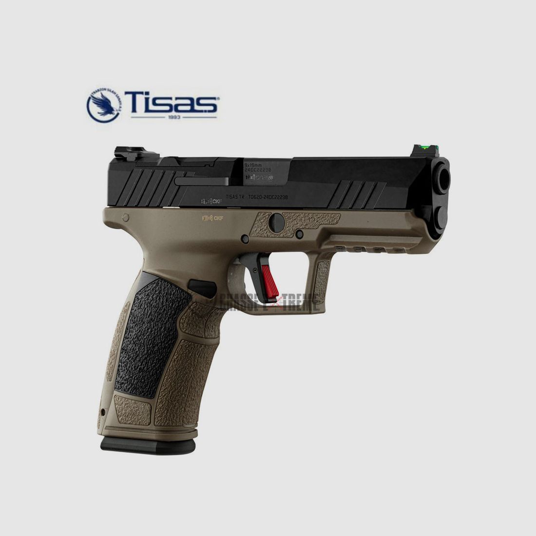 TISAS PX-9 Duty GEN 3 Pistol Kal 9x19 mm Bicolor Zwart/Fde, afbeelding 3 van 8