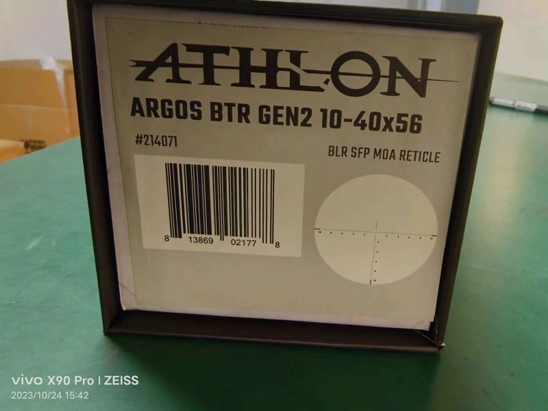 ARGOS BTR GEN2 10-40x56 Athlon Zielfernrohr GÜNSTIGSTER PREIS / NEUWARE