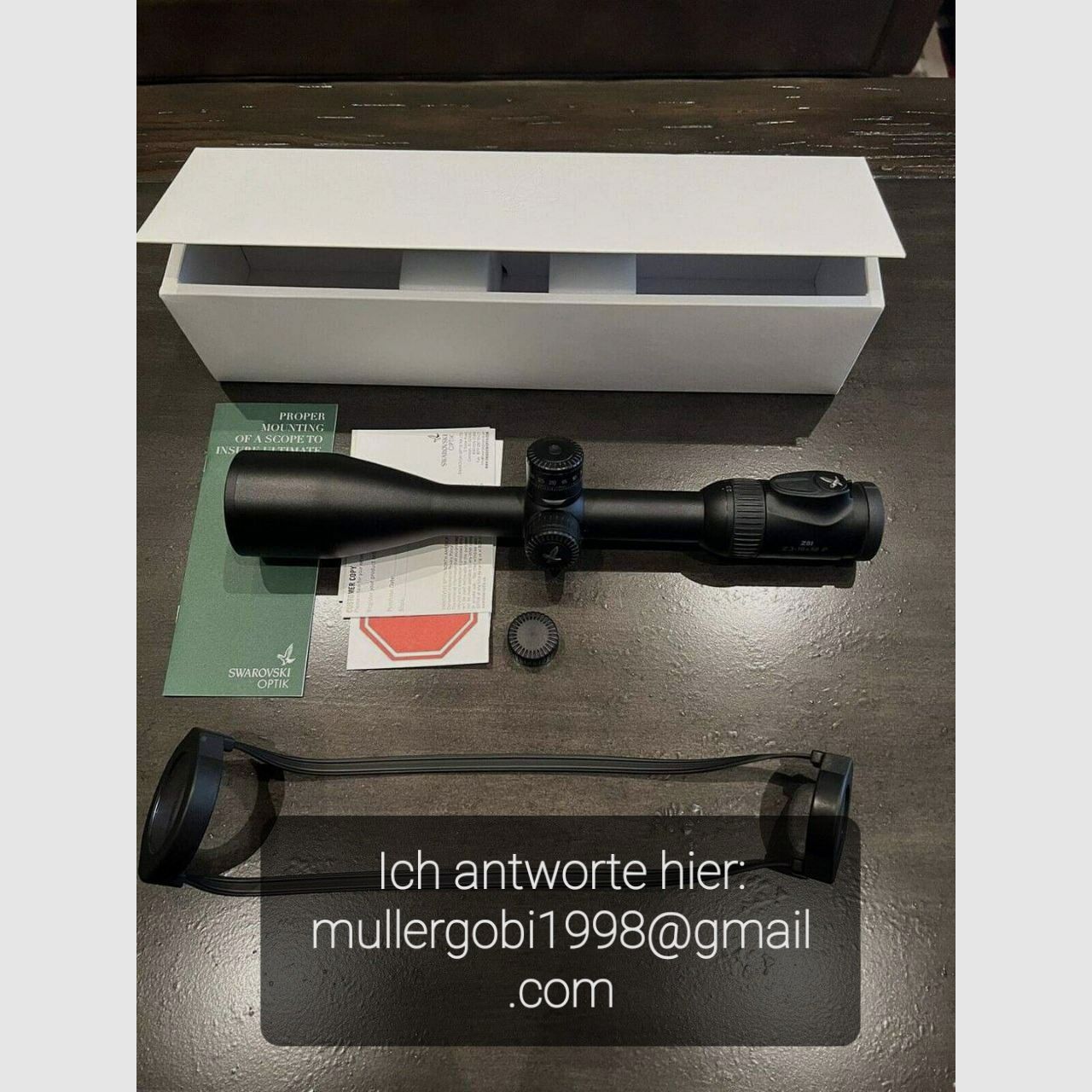 I am selling Swarovski Z8i 2.3-18X56