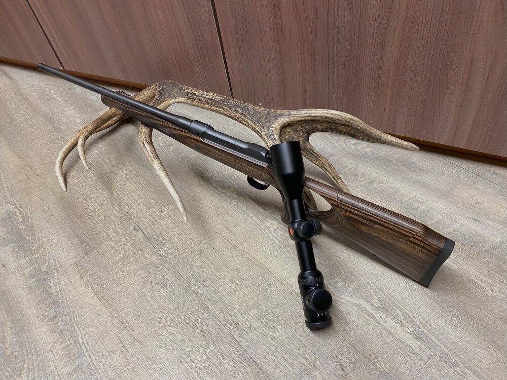 Sauer 101 GTI, mit Leica Magnus 1,8-12x50 i, mit Schiene