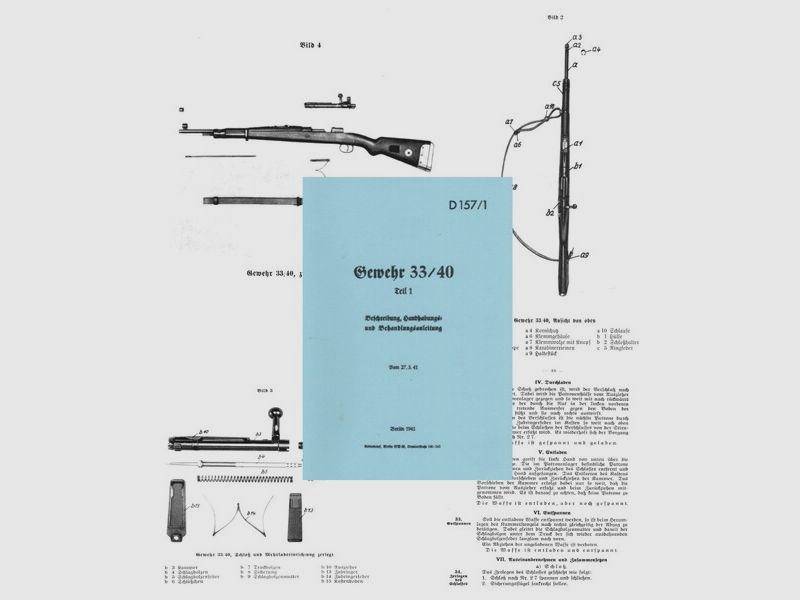 Nachdruck Dienstvorschrift Gebirgsjäger-Karabiner G 33/40