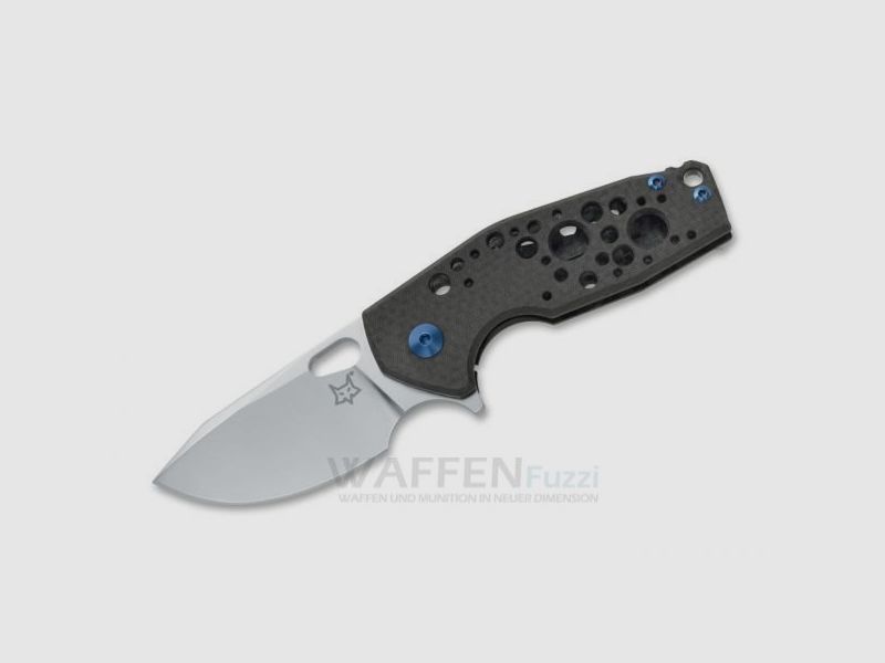 Fox Knives Suru Carbon Blue - Kohlefaser Klinge aus M390 Stahl