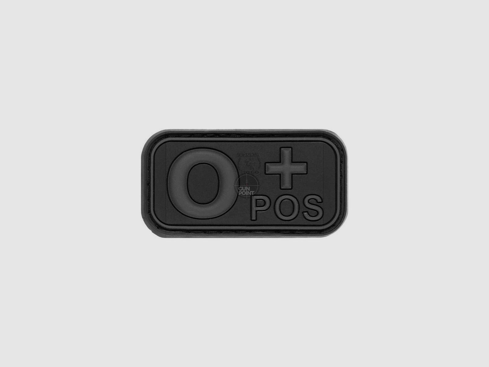 JTG Bloodtype Rubber Patch 0 Pos-Blackops