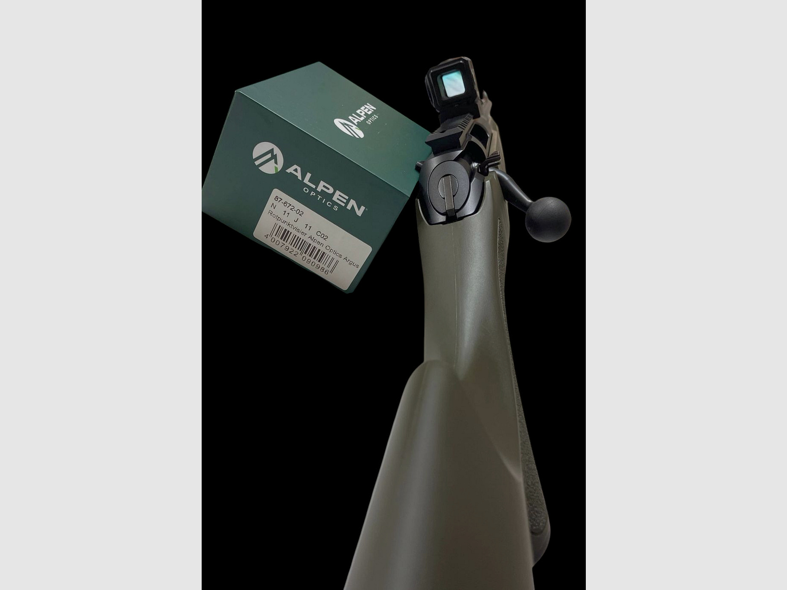 0€ Versand " Neuware "  Paketangebot: Haenel Jaeger 10 Frankonia Sondermodell Kal. 308  Win mit Alpen Optics Reflexvisier Argus LT Red Dot 1 x 20 x 18 
