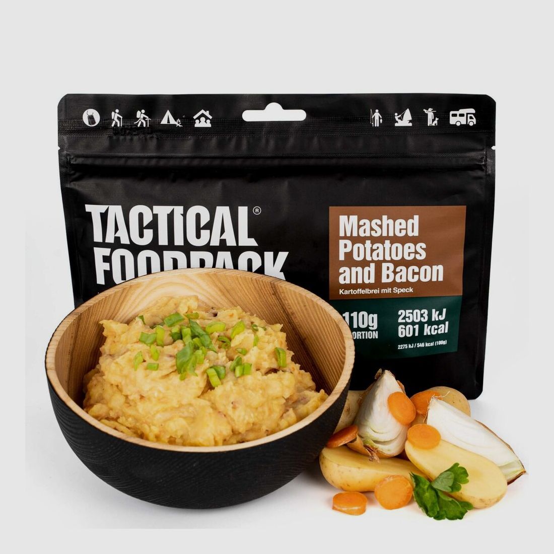 Tactical Foodpack Mashed Potatoes and Bacon, Bild 1 von 2