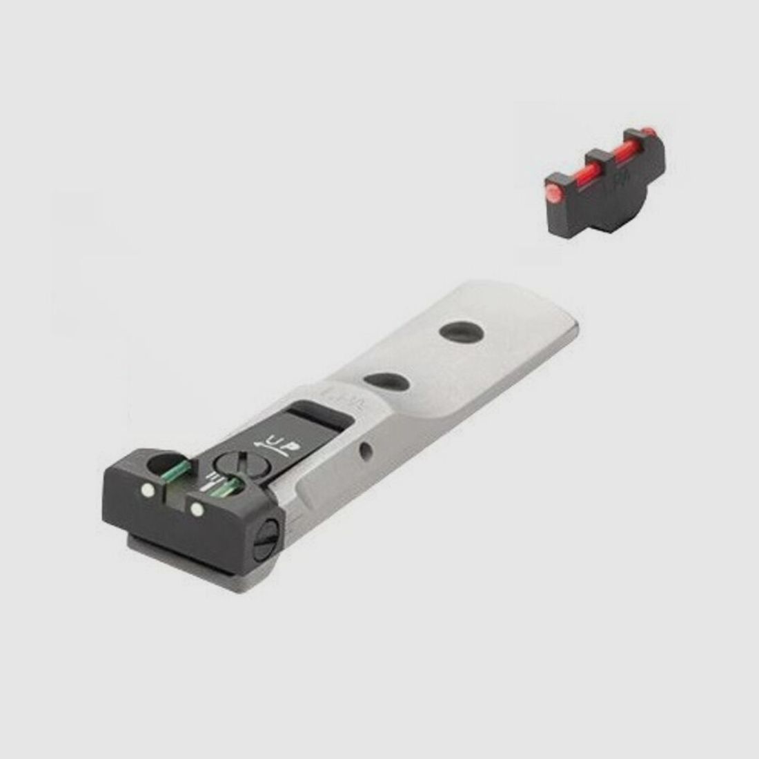 LPA TXT Visierset silber Fiber S&W K/L