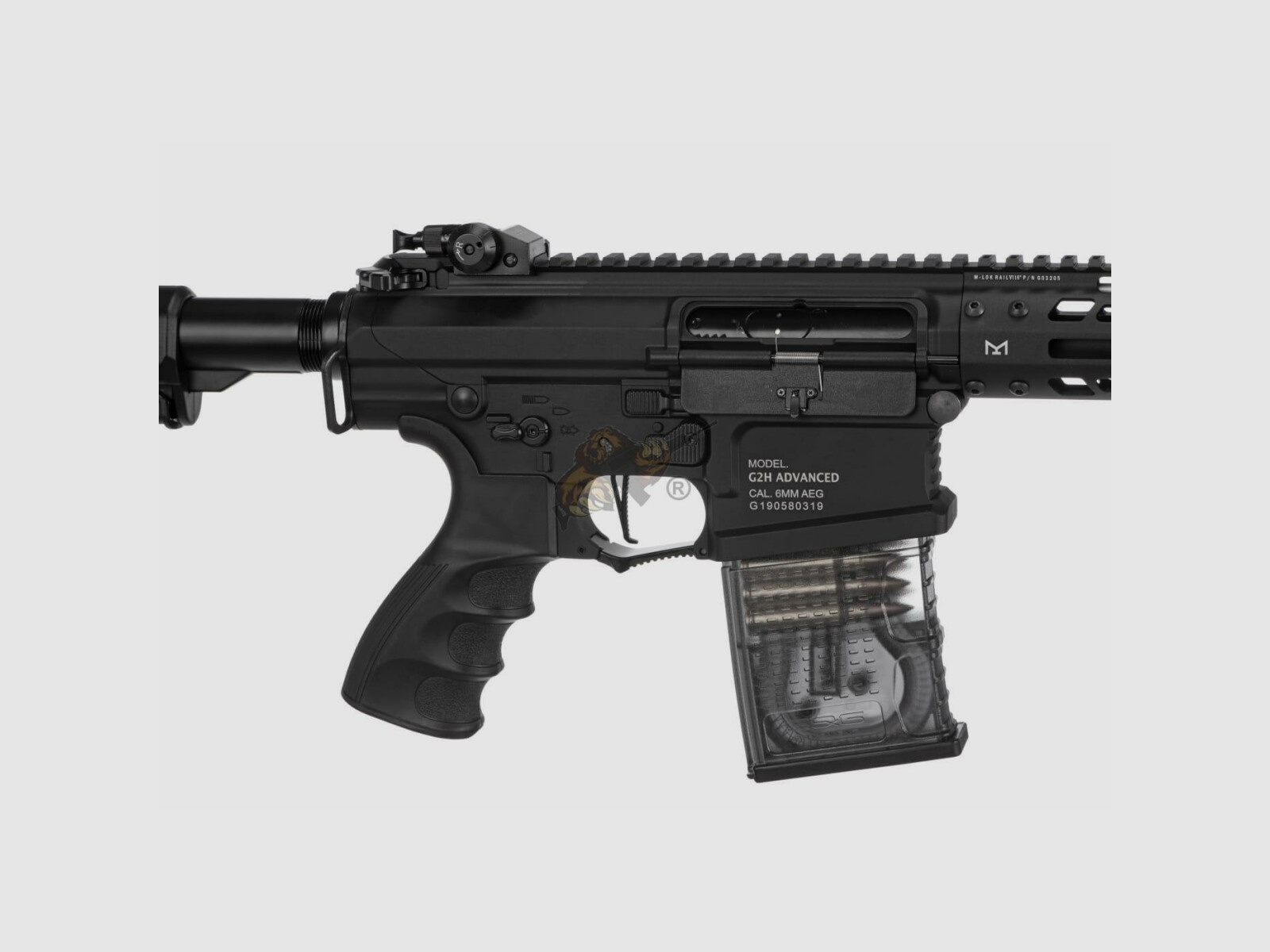 G&G TR16 MBR 308 M-LOK Compatible G2H with ETU in Black Airsoft S-AEG free from 18