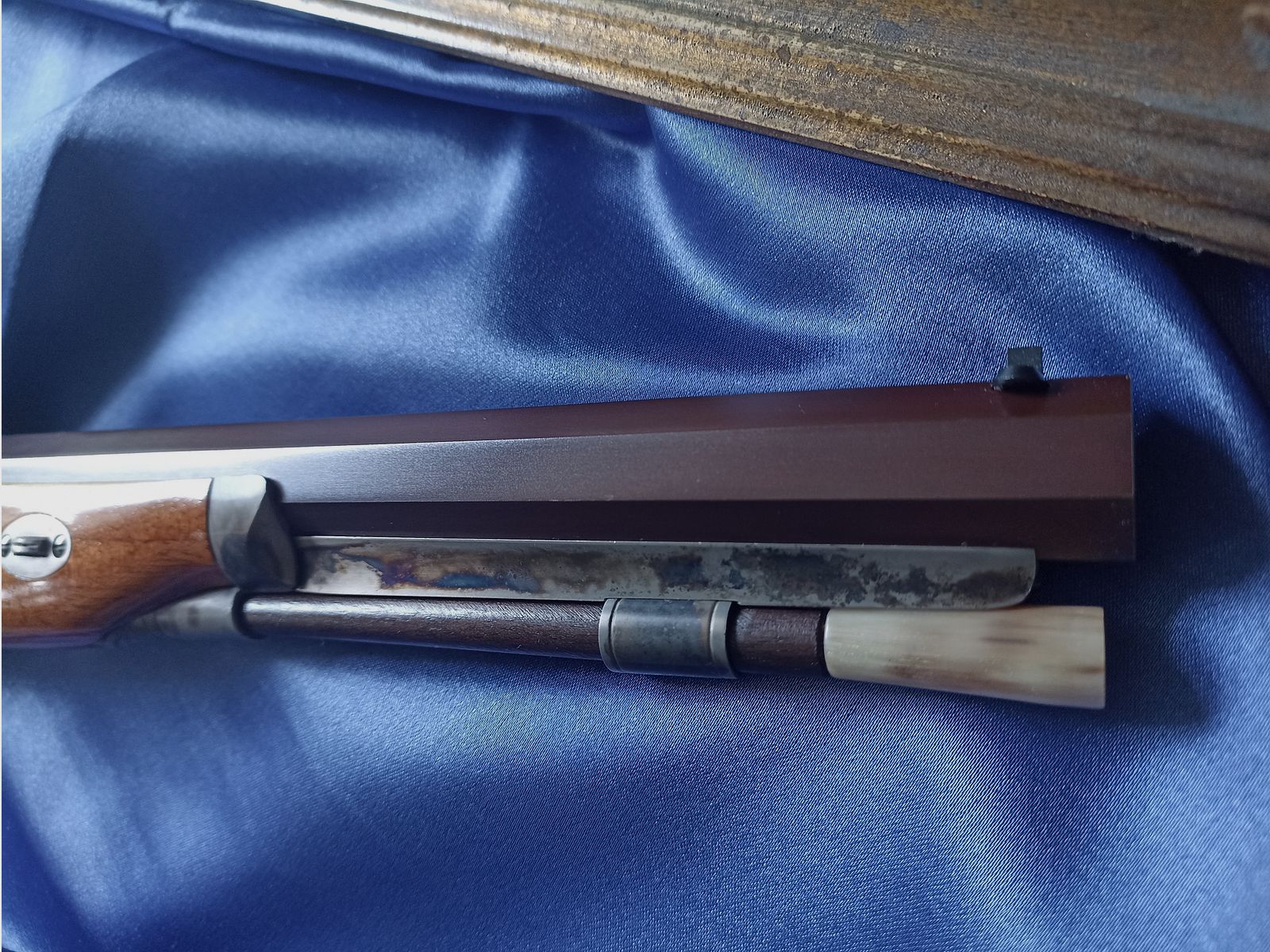 Tatham & Egg .45 Steinschloßpistole buntbrüniert Perdersoli Vorderlader Glattlauf 