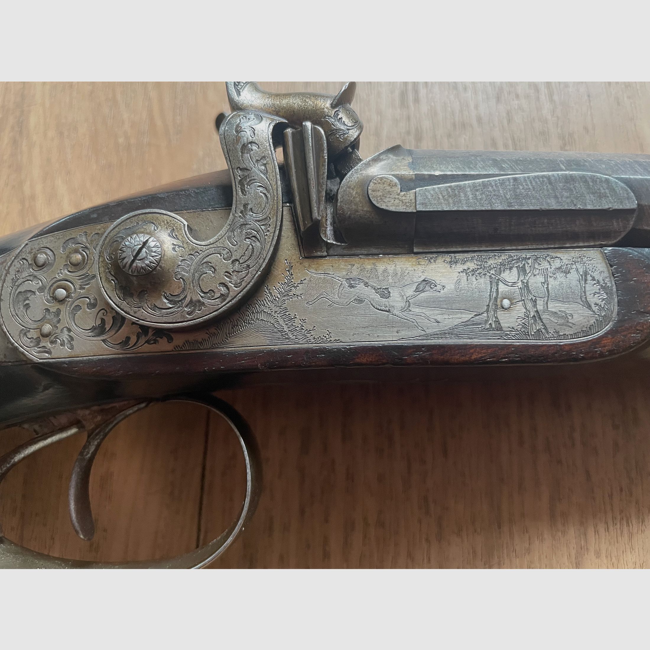 Beau fusil à chargement par l'avant
