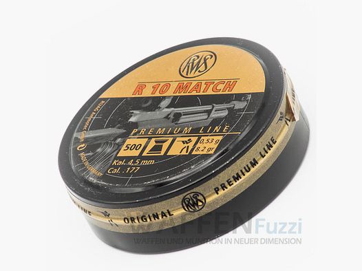 RWS R10 Match air rifle Premium Line cal. 4.5 mm 500 pcs. ø4.49 mm