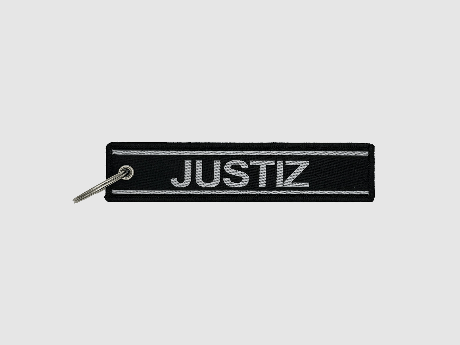 Justiz Schwarz Schlüsselanhänger