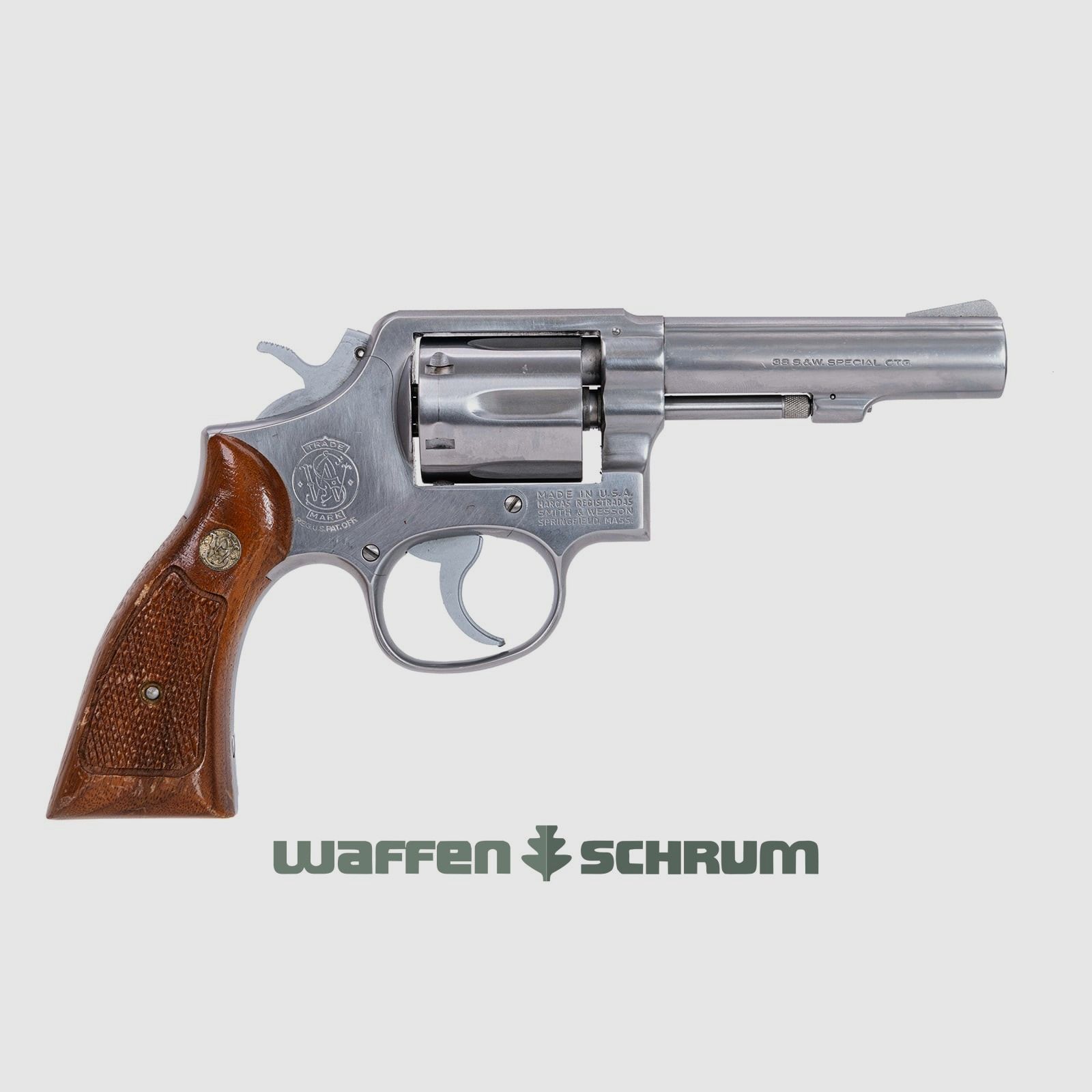 Smith & Wesson Mod. 64-3 , LL: 4 Zoll, Lederholster .38Special