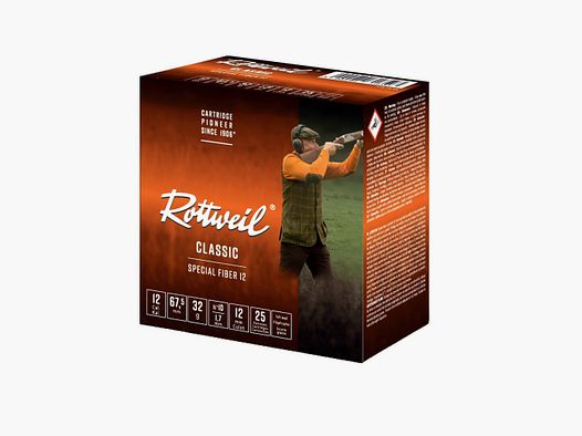 Rottweil Spécial 12 F fettige Patrone 12/67 32 GR