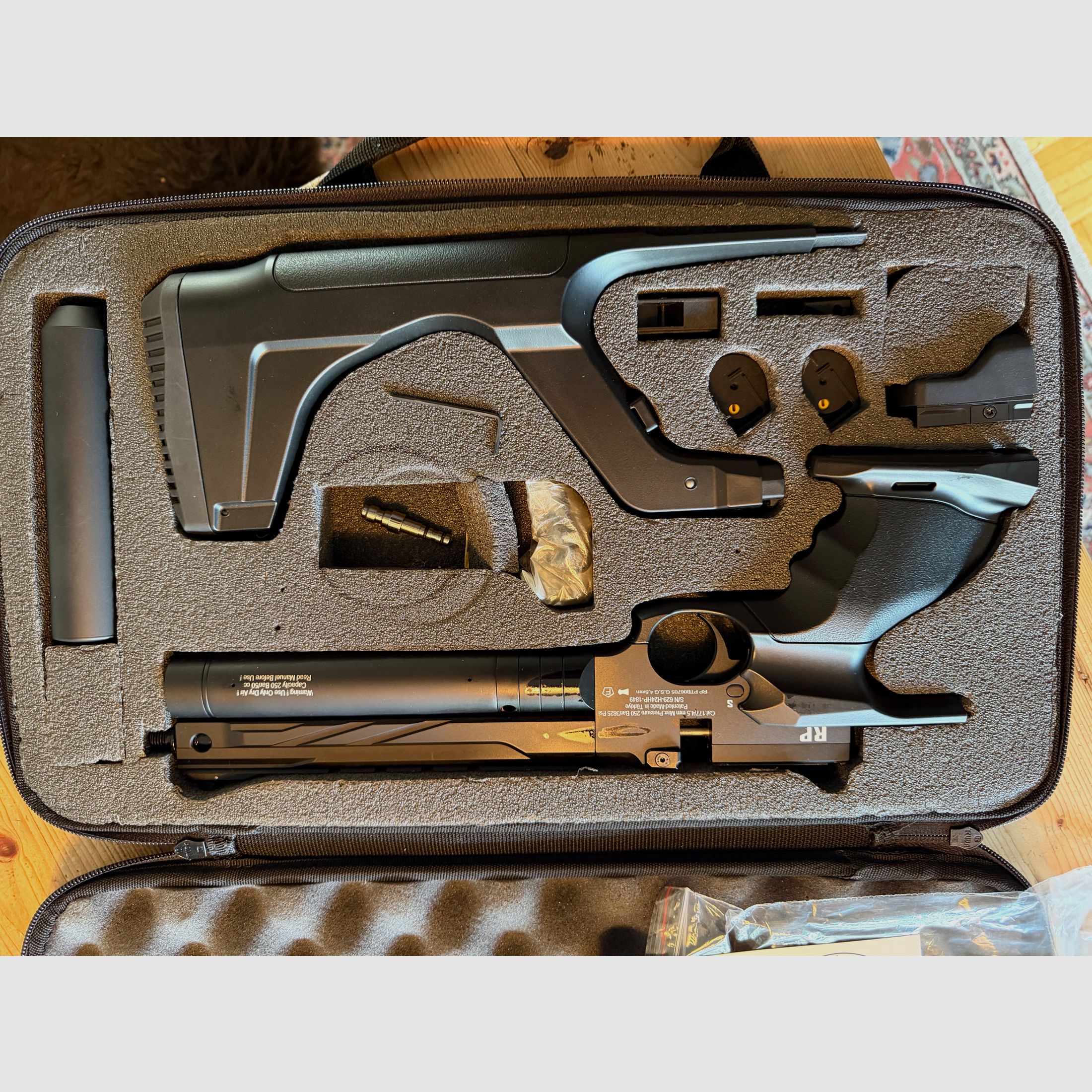 Reximex RP Pressluftpistole, Kaliber 4,5 mm Diabolo (P. 18), Bild 5 von 7