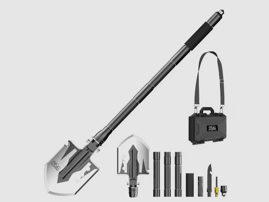 Set di pala tattica per sopravvivenza 13 in 1