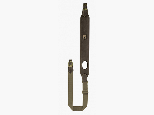 Leather sling with thumb hole