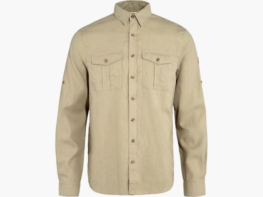 FJÄLLRÄVEN Övik Travel Shirt LS M Sand Stone