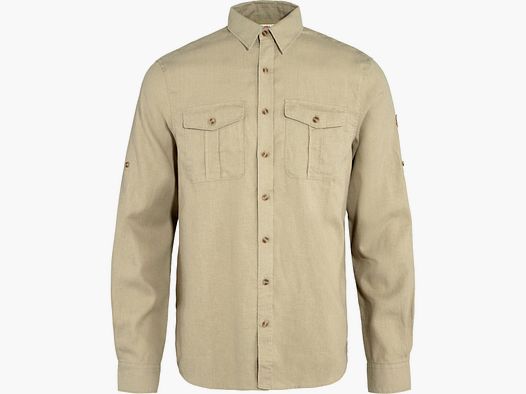 Chemise de voyage FJÄLLRÄVEN Övik LS M Pierre de sable