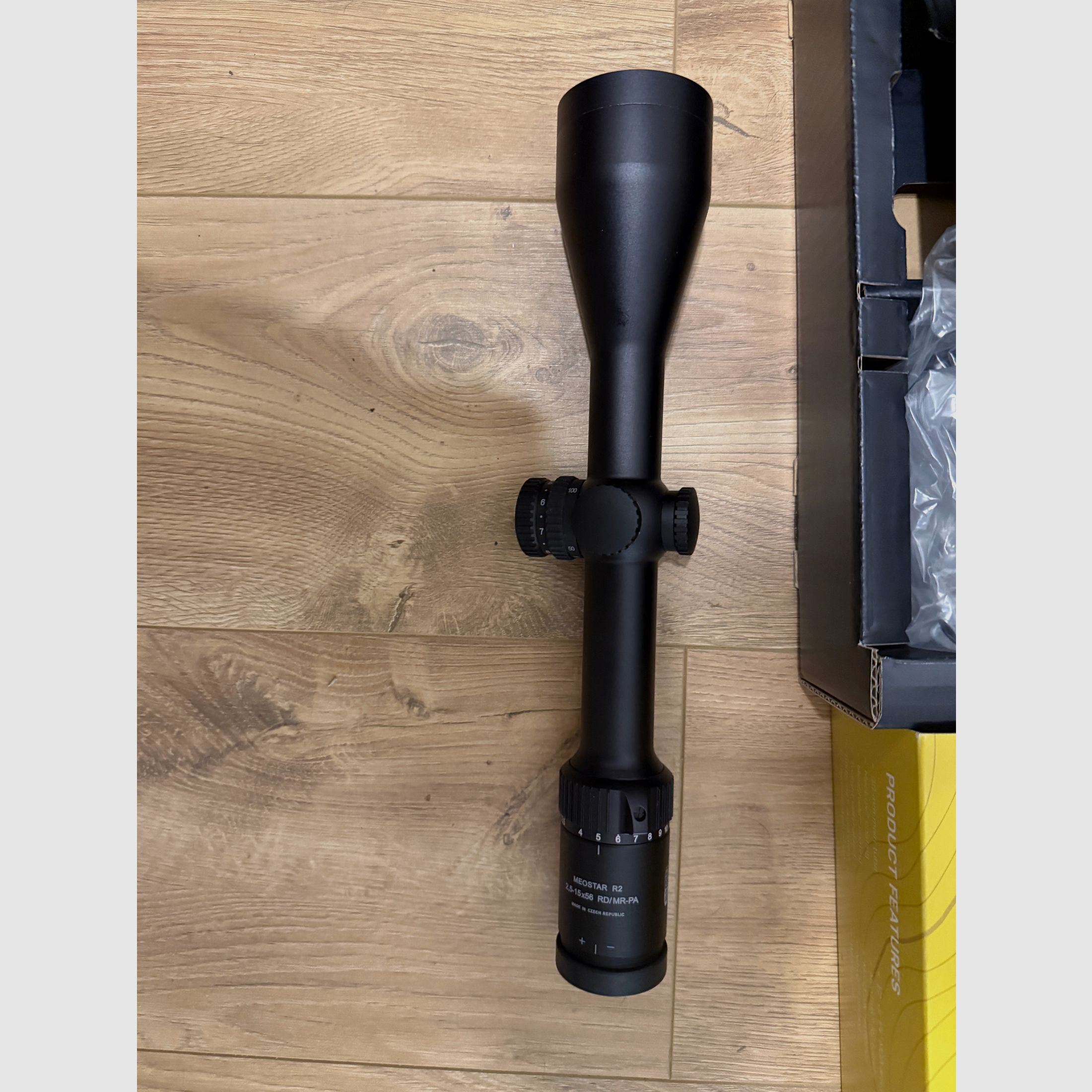 Meopta Meostar R2 2.5-15x56 RD/MR PA riflescope Parallax adjustment Zeiss rail as good as new