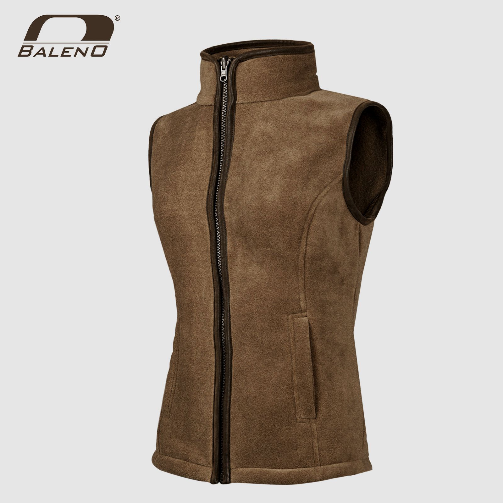 BALENO Damen Fleeceweste Sally camel