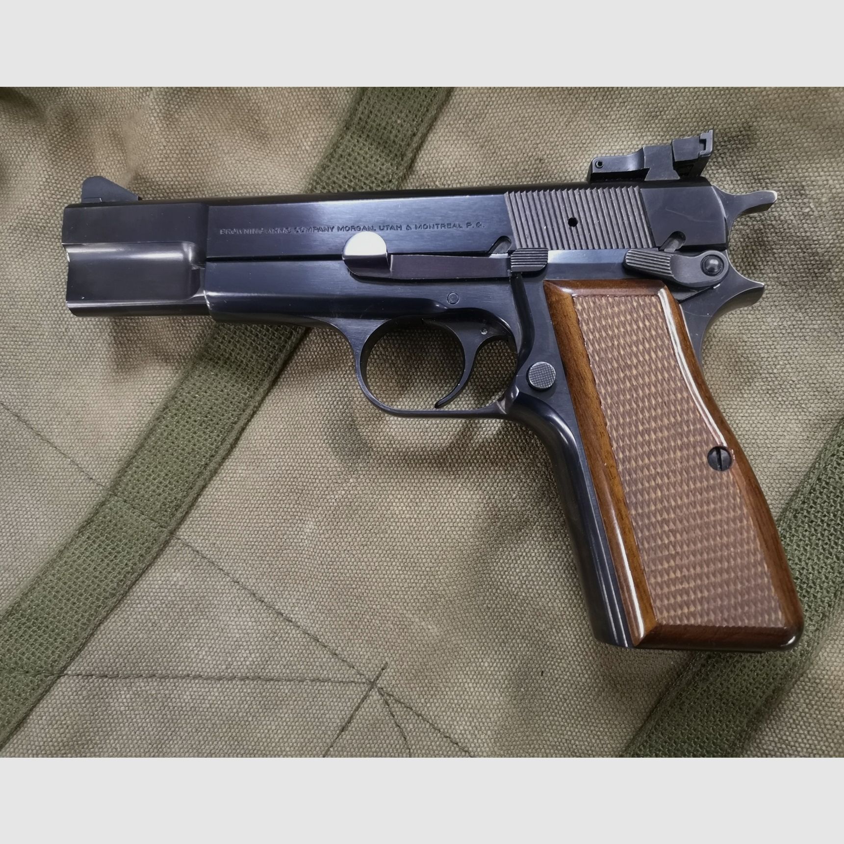 Browning High Power 9mm Para with WS Peters Steel PSWIII .22lr