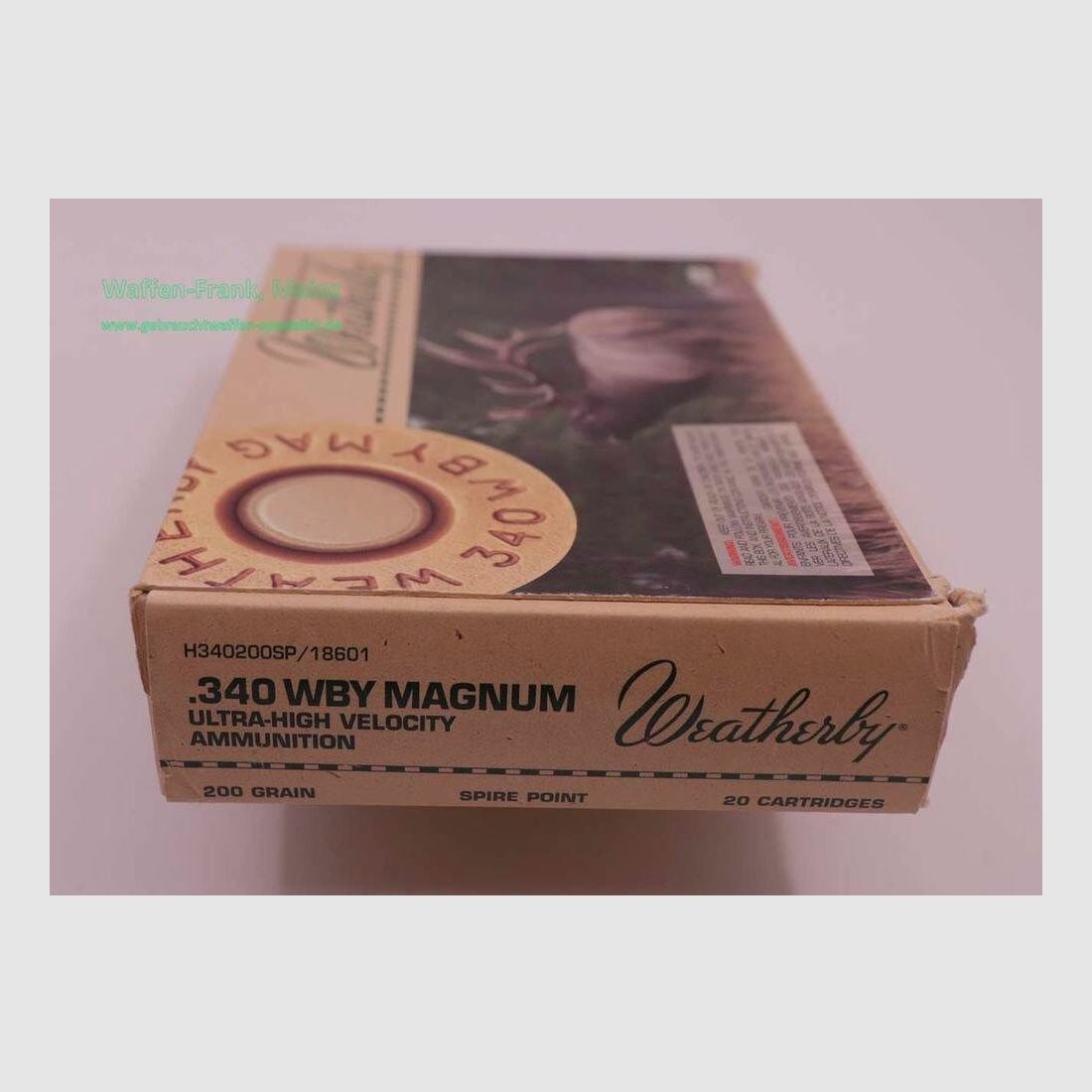 Weatherby - USA Büchsenpatronen .340WBY.Mag